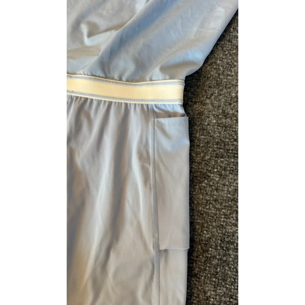 Lorna Jane Womens Light Blue Active Tennis Skort with Pockets Size S